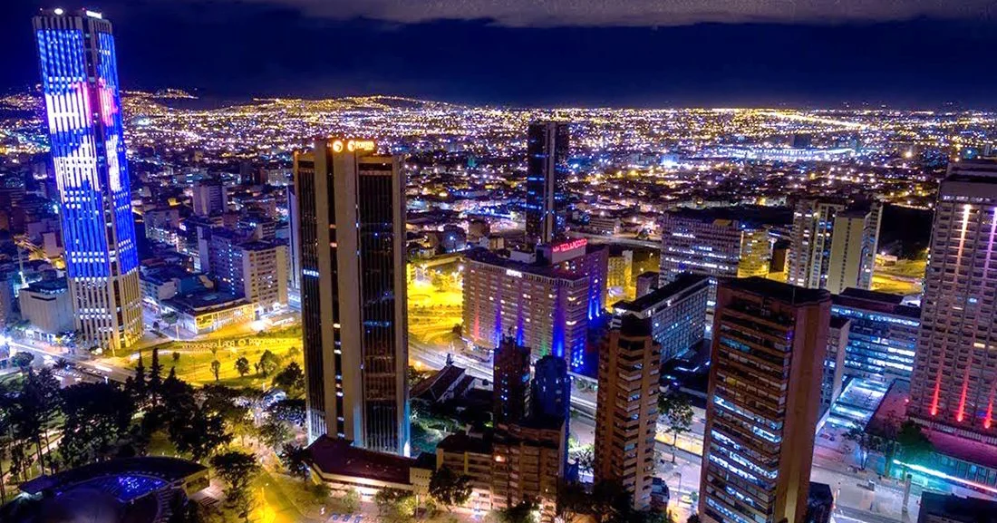 Practical guide to finding weed in Bogota Colombia - vibrant city and cannabis travel header