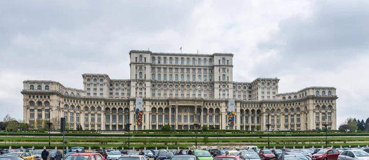 Get weed in Bucharest - cannabis travel guide header image showing city skyline and cannabis elements