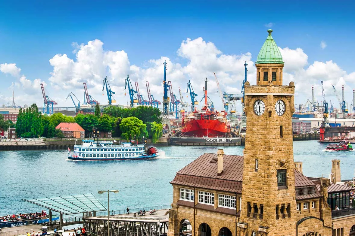 Get weed in Hamburg - scenic view of Hamburg for cannabis travel guide