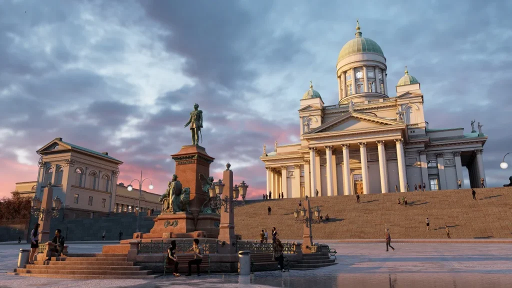 City view in Helsinki – current legal status of weed and where to get it legally in Helsinki