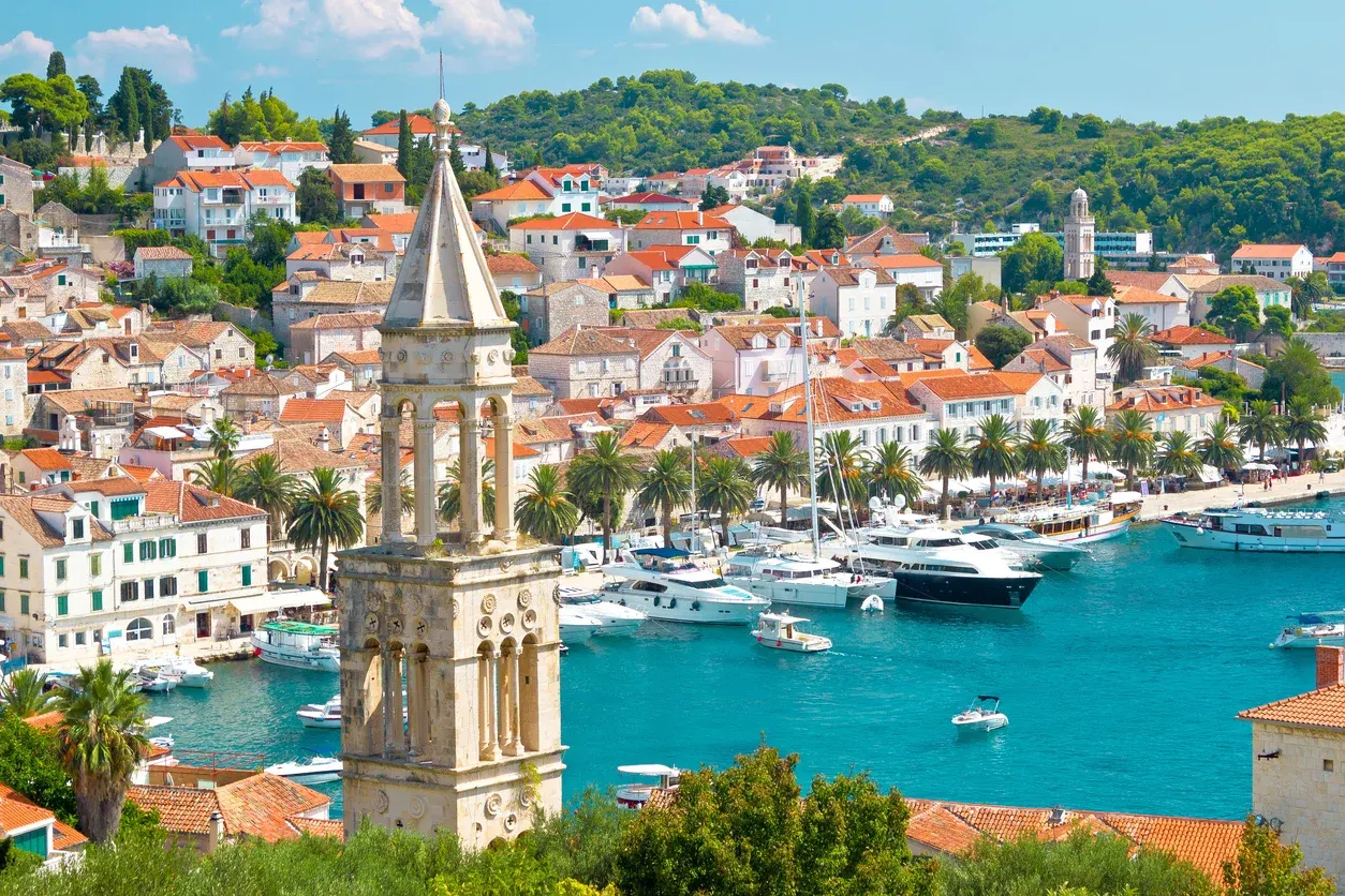 How to find weed in Hvar Croatia - scenic island view for cannabis travel guide