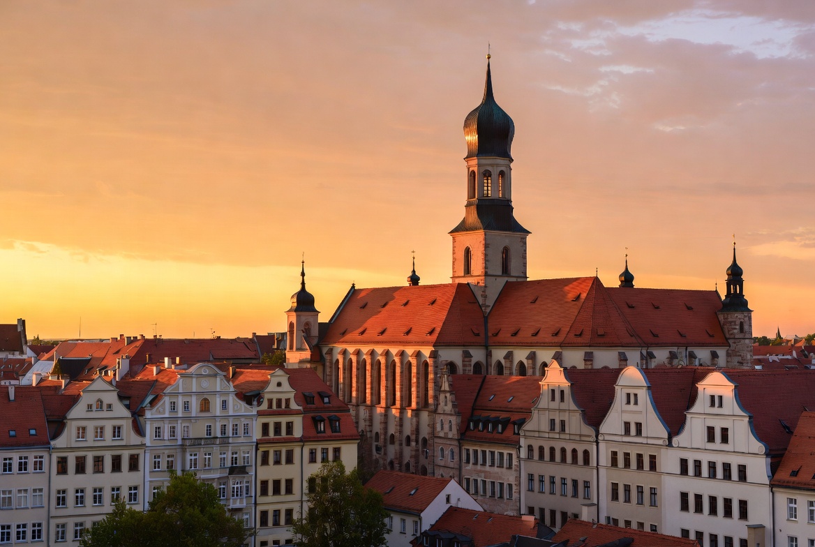 Get weed in Leipzig - vibrant cityscape header for cannabis travel guide