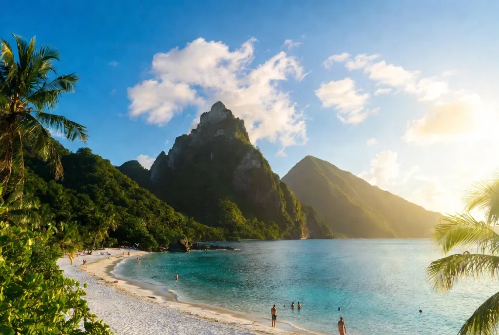 City view in St. Lucia – current legal status of weed and where to get it legally in St. Lucia
